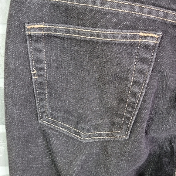Levi's 515 Boot Cut Lower Rise Vintage Y2K Flaired Black Denim Jeans Size 6 Mis - Picture 10 of 16
